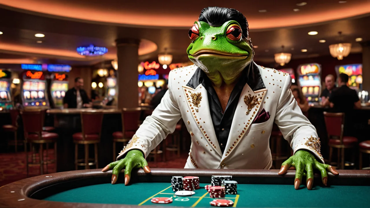 Elvis Frog in Vegas Pokie Guide